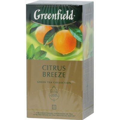 Greenfield. Citrus Breeze карт.пачка, 25 пак.