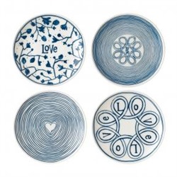 Тарелка Акцент 16см ED Любовь, набор 4шт от Royal Doulton. Купить тарелки и салатники в Москве
