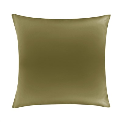 Набор наволочек из премиального сатина оливкового цвета из коллекции Essential, 70х70 см