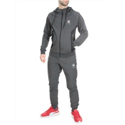 TA5087 DARK GRAY Спортивный костюм мужской TEUYOEOR (75% хлопок 20% полиэстер 5% спандекс)