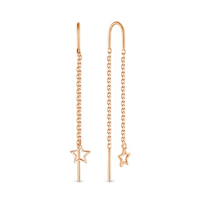 Серьги позолоченные серебро 925*