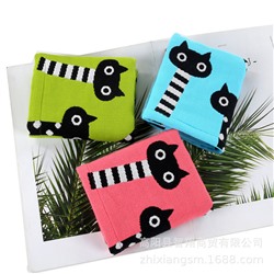 New Bangbang Cat Three-layer Gauze Square Handwrap Soft Water-absorbing Manufacturer Wholesale Kitchen Towel