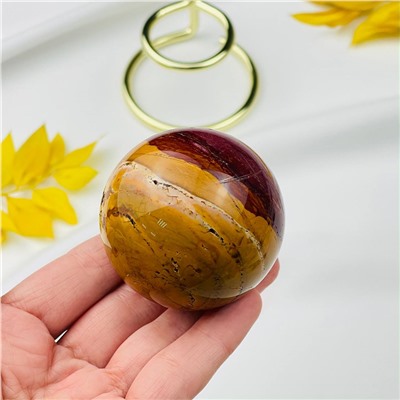 Радуга Самоцветов Шар из Яшмы Мукаит