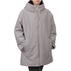 25051 GRAY BEIGE Куртка демисезонная женская (100 гр. холлофайбер)