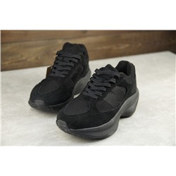 New Balance из натуральной прочной замши и текстиля