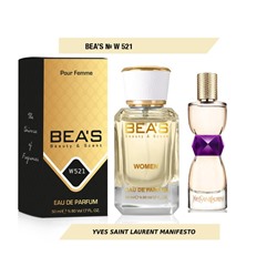 Beas W521 Yves Saint Laurent Manifesto Women edp 50 ml, Парфюм женский Beas W521 создан по мотивам аромата Yves Saint Laurent Manifesto