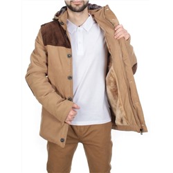 J83011 KHAKI/CAMEL  Куртка-жилет мужская зимняя NEW B BEK (150 гр. синтепон)