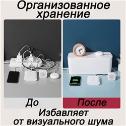 Органайзер для проводов (кабель-бокс) малый 2309-1 черный