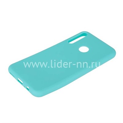 Задняя панель для Huawei Honor  9C Силикон матовый  (бирюза)