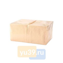 Салфетки бумажные шампань, 1 сл., 24x24 см., 400 листов