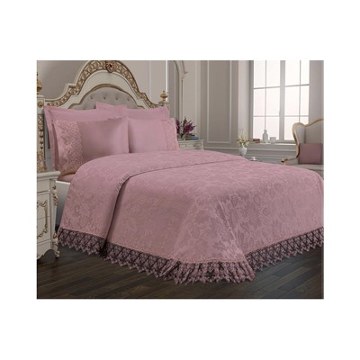 Комплект Постельного Белья с Покрывалом 240x260 см ЕВРО 2 сп.Pike Set Le Jardin D'OR