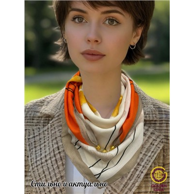 Платок на шею с украшением Артикул 2455/35