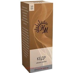 НАТУРАЛЬНЫЕ МАСЛА Масло Кедр 10 мл/эфирное в инд.уп./