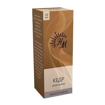 НАТУРАЛЬНЫЕ МАСЛА Масло Кедр 10 мл/эфирное в инд.уп./