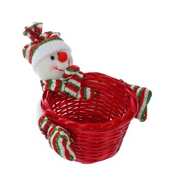 Конфетница «Снеговичок в полосатой шапочке», вместимость 200 г