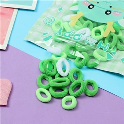 Резинки для волос «Хорошие пожелания», набор 50 шт., оленёнок, 2 см