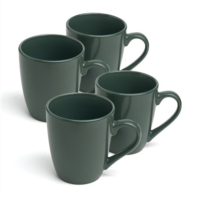 НАБОР КРУЖЕК BRONCO "GRASSES" 4 ШТ. 320 МЛ