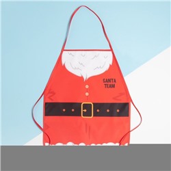 Фартук детский для творчества "Этель" "Santa", 49 х 39 см, 100% полиэстер