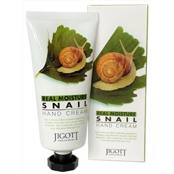 Крем для рук увлажняющий Улитка, Jigott, 100 мл
