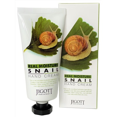 Крем для рук увлажняющий Улитка, Jigott, 100 мл