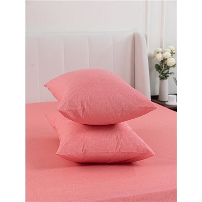 Постельное белье поплин Иваново (без пододеяльника) / Коралл