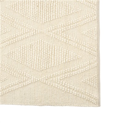 Ковер из шерсти и переработанного хлопка Shillong из коллекции Ethnic