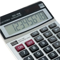 Калькулятор настольный, 8-разрядный, SDC - 3808