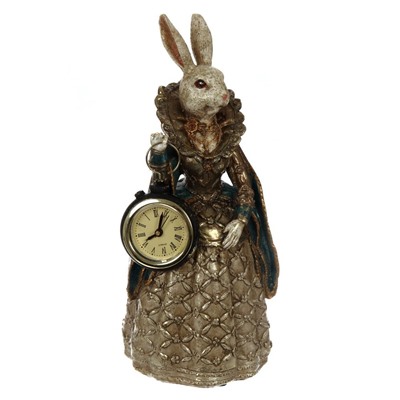 GAEM Фигурка декоративная "Зайка" с часами (LR44x1), L12 W9,5 H24 см, 2в.
