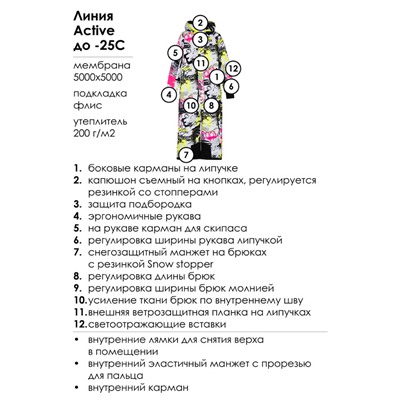 Комбинезон зимний для девочки
