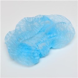 Шапочка медицинская Шарлотта 10 г/м голубая р-р 54-65 см спанбонд 100 шт./уп