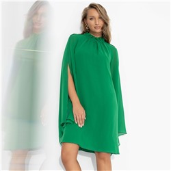Платье со свободными рукавами, Стильная эйфория (зелёное)