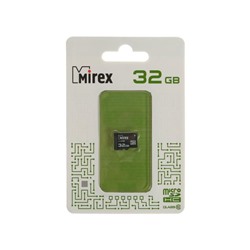 Карта памяти Mirex microSD, 32 Гб, SDHC, класс 10