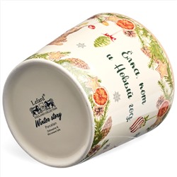 КРУЖКА LEFARD "ЕЛКА, КОТ И НОВЫЙ ГОД" 400МЛ