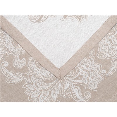 24С86-ШР/уп.кор. Комплект столовый 170*255 + 6 салф. 45*45 "Эсмеральда" цв. 133 рис. 134