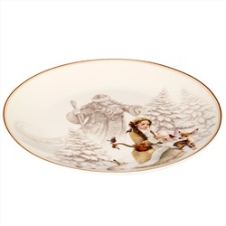 ТАРЕЛКА ЗАКУСОЧНАЯ LEFARD "МОРОЗКО" 20,5 СМ (КОР=18ШТ.)