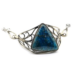 Браслет из апатита, 18,5см.