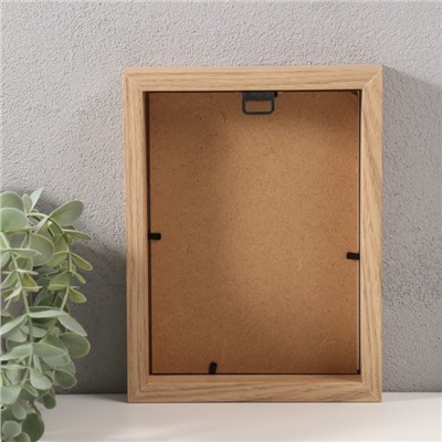 Фоторамка для фото 10×15 см с черным паспарту «Энрика», МДФ, дерева, 3×16×21 см