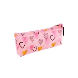 Пенал школьный на молнии Сладости Св. Розовый
