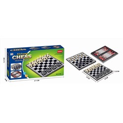 Игра настольная 3 в 1 Шахматы+Нарды+Шашки, 27*27 см