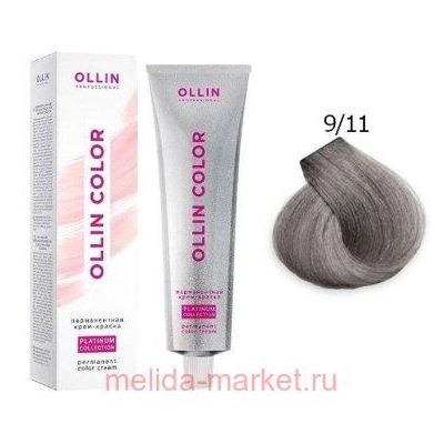 OLLIN COLOR Platinum Collection 9/11 100 мл Перманентная крем-краска для волос