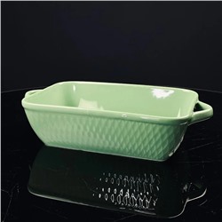 118-089 Прямоугольное блюдо для запекания 24см в под.уп.(х12)Фарфор