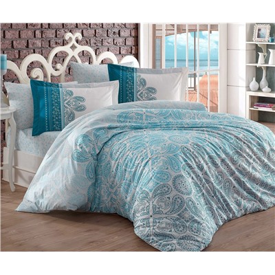 Комплект Постельного Белья ЕВРО 2 сп.  Poplin - Hobby Home Collection