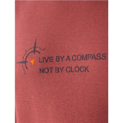 Джемпер легкий из фактурного эластичного трикотажа с принтом