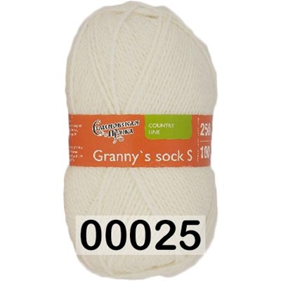 Пряжа Семеновская Grannys sock S / Бабушкин носокПш