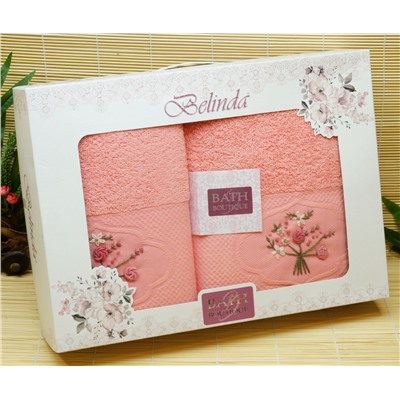 Набор Махровых Полотенец 70x140 + 50x90 см. 2 шт/уп. BATH BOUTIQUE - Belinda