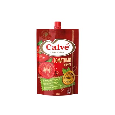 «Calve», кетчуп «Томатный», 350 г