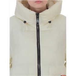 H-2209 MILK/WHITE Пальто зимнее женское (200 гр. холлофайбер)