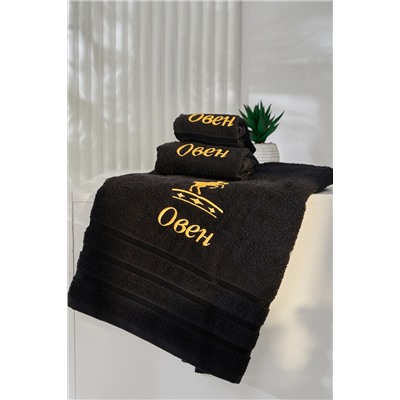 14418/10 Знаки зодиака полотенце махровое плотность 350гр