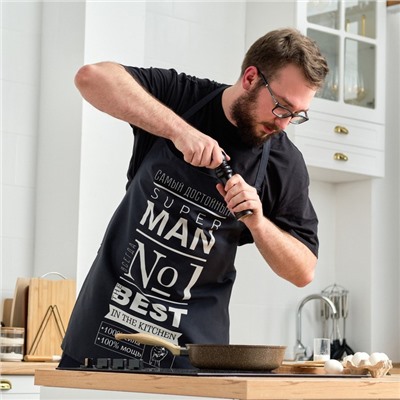 Фартук Этель Super Man, 73×71 см, 100% хлопок, саржа 190 г/м²