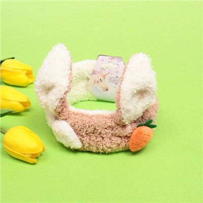 Повязка на голову "Little bunny- Lucky", микс 4 цвета, 20*6 см (подвес Единорожек)